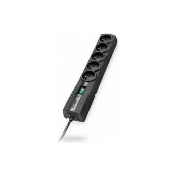 Everlast EVER CLASSIC - Surge protector - AC 250 V - 2500 Watt - output connectors: 5 - 3 m cord - black