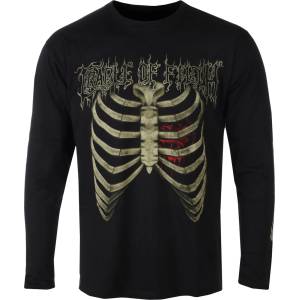 ROCK OFF мъжка тениска с дълъг ръкав Cradle Of Filth - Skeleton - ROCK OFF - COFLST11MB