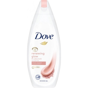 Dove Renewing Glow Pink Clay sprchový gel 250 ml
