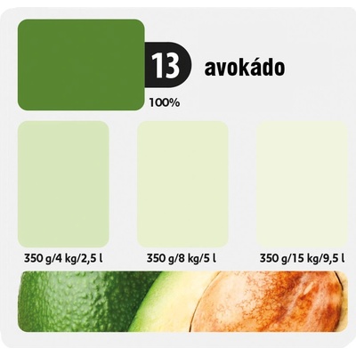 KITTFORT COLORLINE 0,35 kg Avokádo
