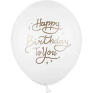 Party Deco Балони 'Happy Birthday To You' - Бели (SB14P-305-008)