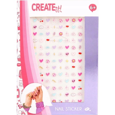 Create IT! Nálepky na nechty pre deti TRENDY