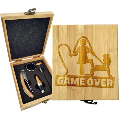 Sablio Dárková sada na víno Game over: 147×168×49 mm