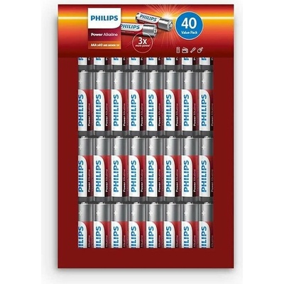 Philips Power Alkaline AAA 40ks LR03P40FP/10