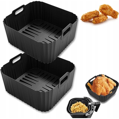 SILIKÓNOVÁ VLOŽKA DO BEZTUKOVEJ FRITÉZY AIR FRYER, KOŠÍK, FORMA