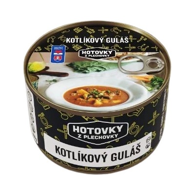 Hotovky z plechokvy Kotlíkový guláš 400 g