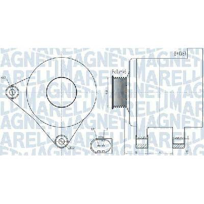 Generátor MAGNETI MARELLI 063731986010