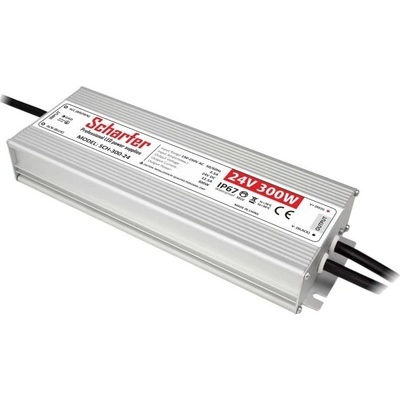Ledshopik LED zdroj Scharfer SCH-300-24V 24V 300W 12,5A IP67 7 let záruka
