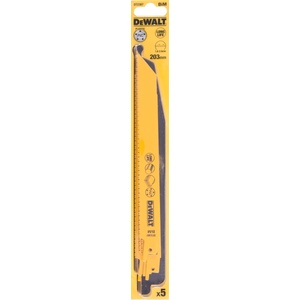 DEWALT Универсален трион 203 мм за пластмаси, ламинати и тръби от 3 до 12 мм (5 бр. ) DT2387 (DT2387)