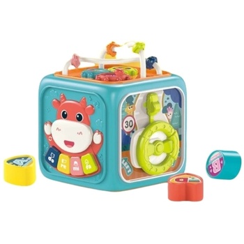 Chipolino Образователна играчка за сортиране Chipolino - Куб, животинки, асортимент (DIG02468860)