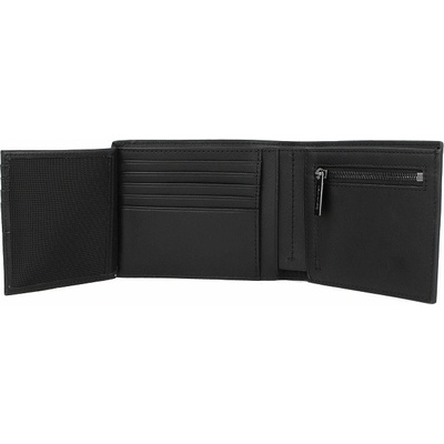 Calvin Klein Pánska kožená peňaženka Leather Modern Bar RFID Trifold Wallet
