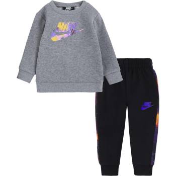 Nike Бебешки комплект Nike Crew Sweater and Pants Set Baby Boys - Carbon Heather