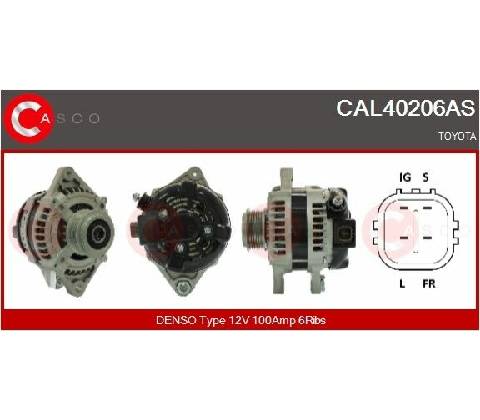 generátor CASCO CAL40206AS