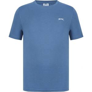 Slazenger Мъжка тениска Slazenger Plain T-Shirt Mens - Denim Marl