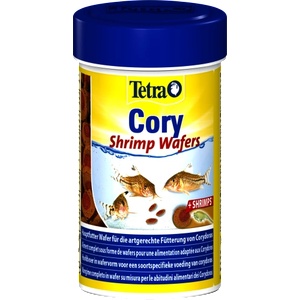 TETRA Cory ShrimpWafers - уникална балансирана двуцветна премиум храна за дънни риби със скариди - 250 мл