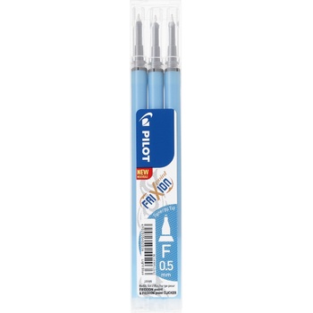 Pilot Пълнител за Pilot Frixion Point Clicker 0, 5 светло син (3) (BLS-FRP5-S3-LB)