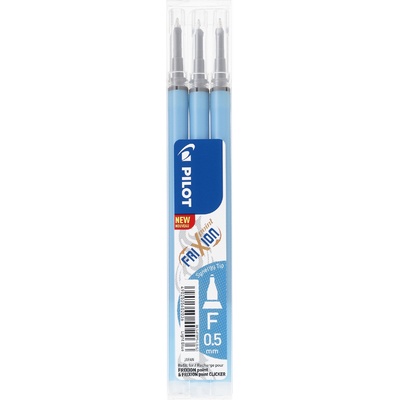 Pilot Пълнител за Pilot Frixion Point Clicker 0, 5 светло син (3) (BLS-FRP5-S3-LB)