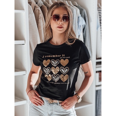 Dámske tričko LOVETIK Dstreet RY2734 Čierna