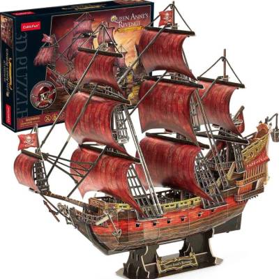 CubicFun 3D пъзел Cubic Fun от 391 части - Отмъщението на Кралица Ана (T4040h)