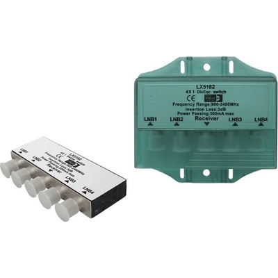 LTC DiSEqC přepínač SKYSAT 4/1 LX5182 Premium outdoor