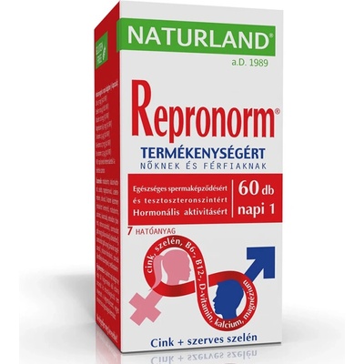 Репронорм (в подкрепа на реподуктивната функция при мъже и жени) 60 капсули | Naturland (012254 NTRL)