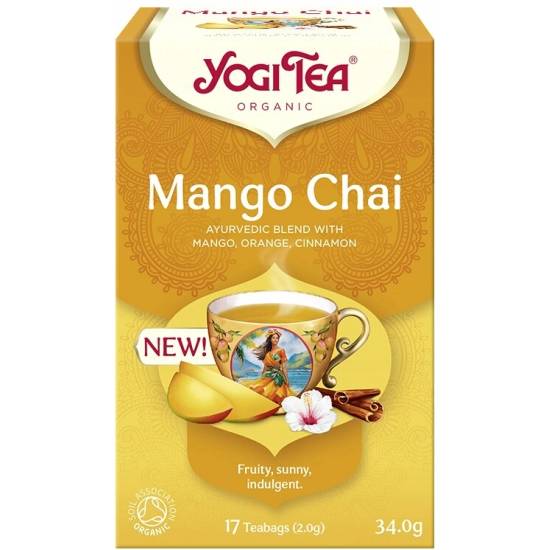 Yogi Tea čaj chai expresový mango 17 x 2 g od 2,25 € - Heureka.sk