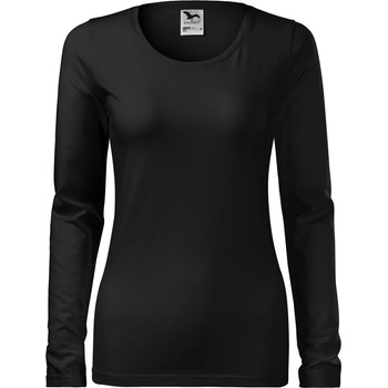 MALFINI Malfini slim 139 / Дамска тениска с дълъг ръкав - черна l (1390115)