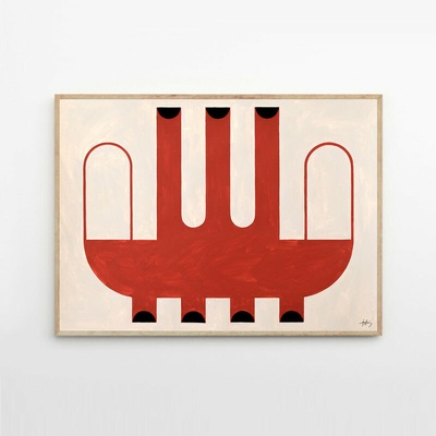 Moikka Plakát Ship Vase by Studio Paradissi 21x29,7 (A4)