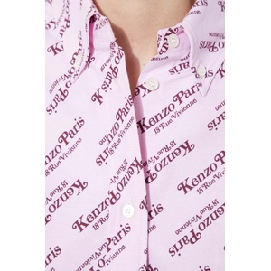 KENZO Памучна риза Printed Slim Fit Shirt (FE52CH0879D2.30)