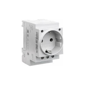 Siemens AG 2P+Z 16A 230V Schuko modul socket for 5TE6800 rails