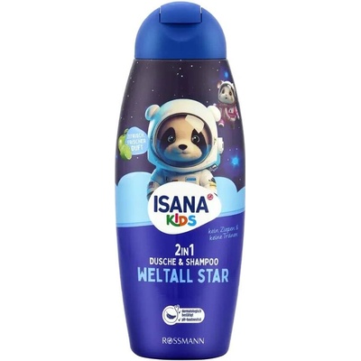 Isana Kids Sprchový gel a šampon 2v1 Space Star 300 ml