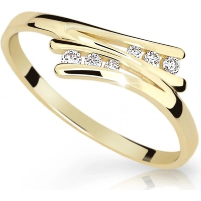 Cutie Jewellery zlatý prsten se zirkony Z6711 1950 10 X 1
