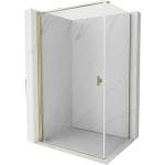 Mexen Mist-B въртяща се душ кабина 100 x 70 см, прозрачна, златна - 8A2T-100-070-50-00 (8A2T-100-070-50-00)