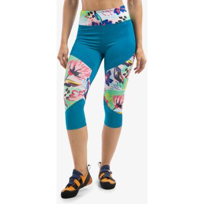 Ocun legíny Rhea 3/4 leggings Blue Fjord