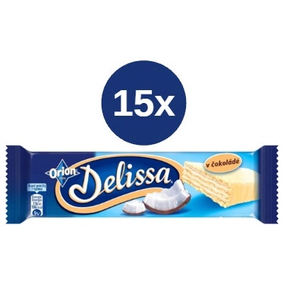 Orion Delissa oplatky kokosová 15 x 30 g