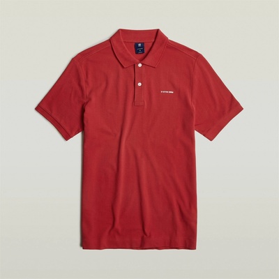 G Star Блуза с яка G Star Polo Shirt - Chilli Red