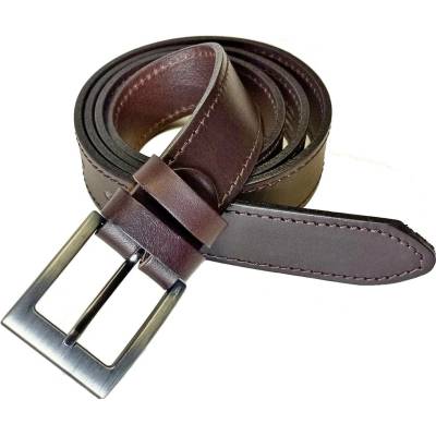 Belts 35-14-1PR-40 kožený pásek hnědý