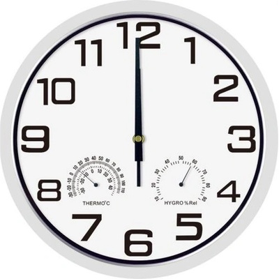 Too CL-3170-W Universal-3 стенен часовник 34, 5cm (TOO CL-3170-W)