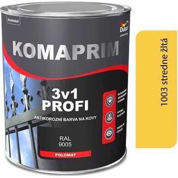 DULUX Komaprim 3v1 Profi RAL 1003 žltá 2,5L