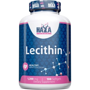Haya Labs Lecithin, 1200 mg, 100 капсули, Haya Labs