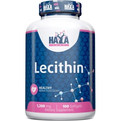 Haya Labs Lecithin, 1200 mg, 100 капсули, Haya Labs