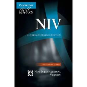 NIV Clarion Reference Bible, Black Edge-lined Goatskin Leather, NI486: XE (ISBN: 9781107595149)