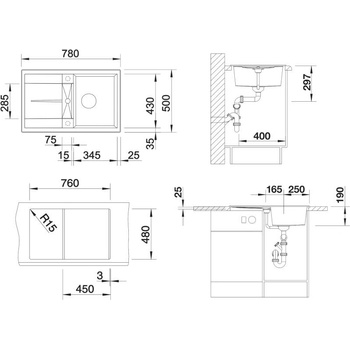 Image 1 of BLANCO METRA 45 S (513187)