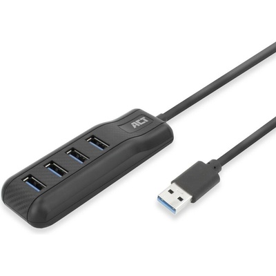 ACT ac6320 4-портов usb3.2 hub Черен (ac6320)