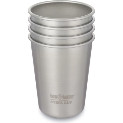Klean Kanteen nerezových pohárikov Steel Cup 4 Pack brushed stainless 296 ml
