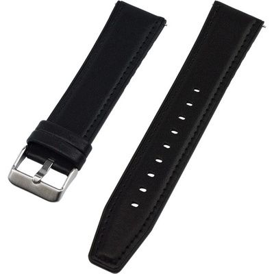 Xmart Силиконова каишка Xmart - Watch Band Leather, 22 mm, черна (15023)