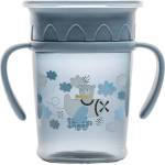 Lorelli Неразливаща се чаша с дръжки Lorelli My Friend - 360°, 275 ml, синя (10230520004)