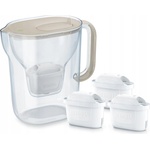 BRITA Style ESSENTIAL XL кана с пясъчен филтър + 3 x MX Pro Pure Perfo (1060347) Филтрираща кана