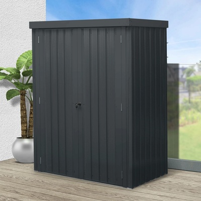 BestBerg ZS-25A 1,1 m² 86 x 147 x 134 cm antracit – Zboží Dáma