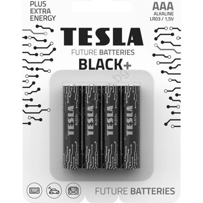 TESLA Tesla батерии - 4 бр. AAA алкални 1, 5V 1200 mAh BLACK+ (TS0014)